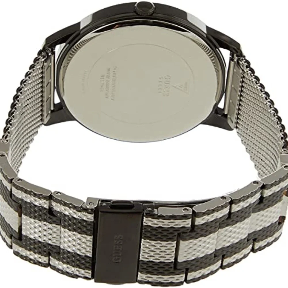 GUESS Two-Tone Stainless Steel Mesh Bracelet Watch